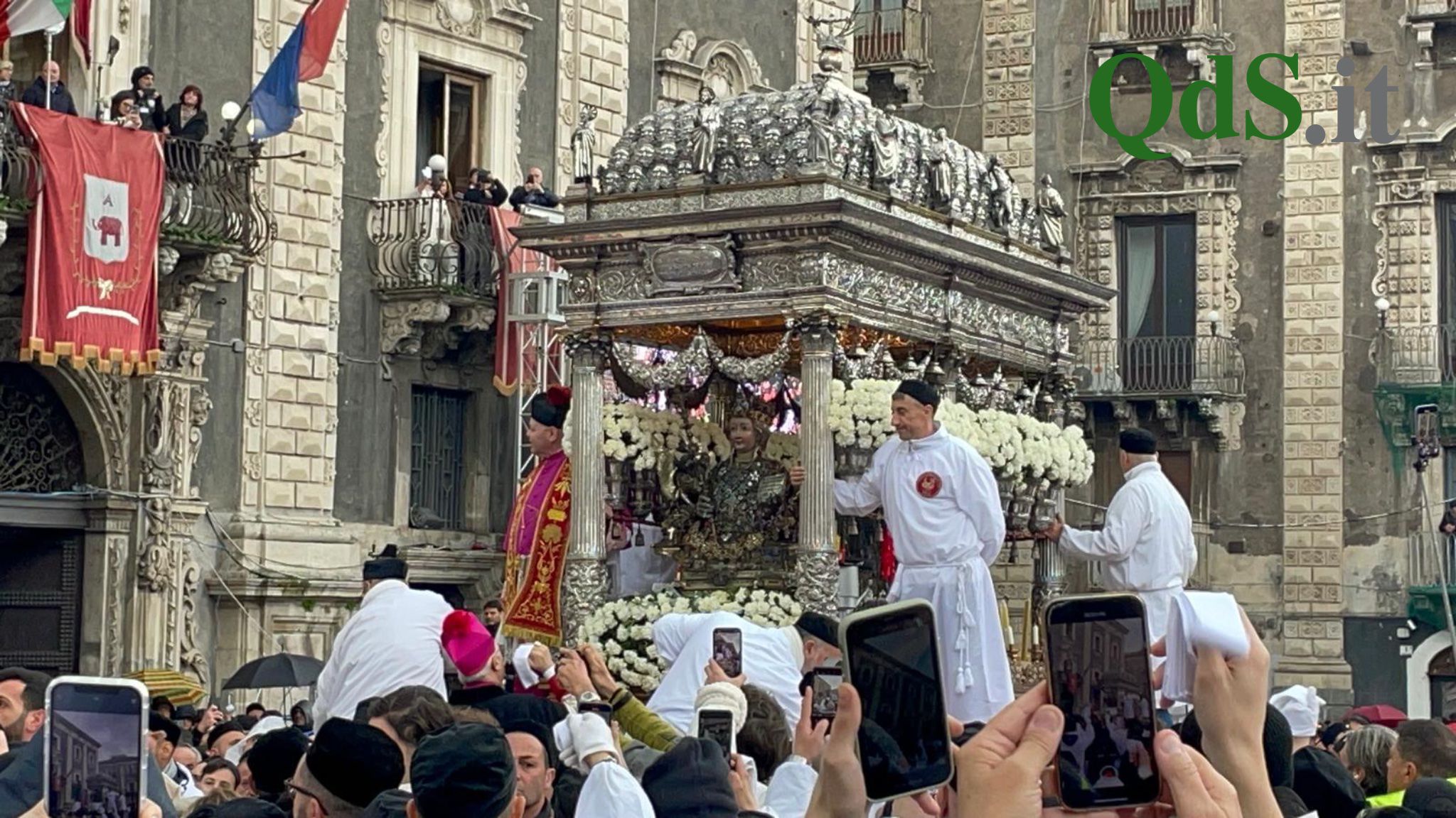 VIDEO e FOTO | La spettacolare Salita di Sangiuliano e il rientro di Sant’Agata