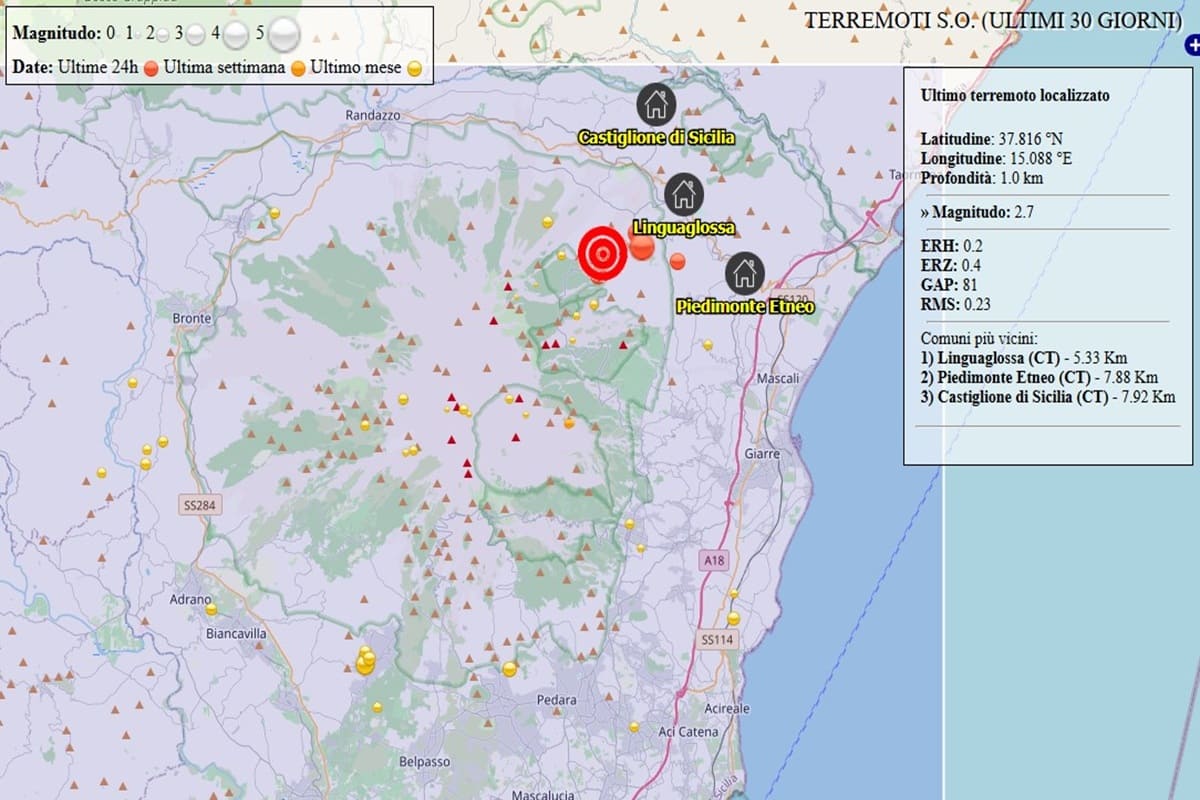 Attenzione su Etna e Stromboli, sciame sismico e attività vulcanica: ecco cosa succede