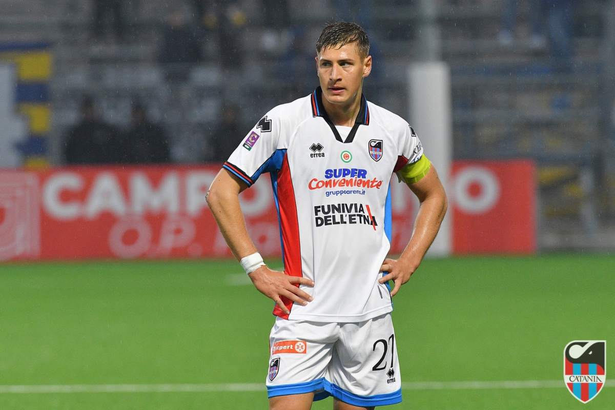 Catania, fatta per il clamoroso addio di Castellini: il difensore andrà al Pisa
