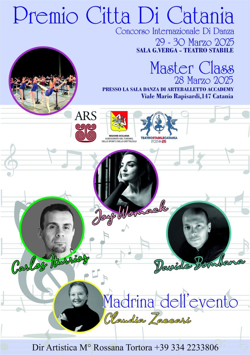 “Premio Città di Catania”, torna l’appuntamento con i giovani talenti della danza