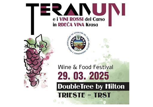 Il 29 marzo a Trieste c’è “Teranum e i vini rossi del Carso”