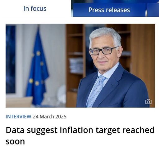 Bce, Cipollone: probabile che inflazione cali a 2% prima di attese