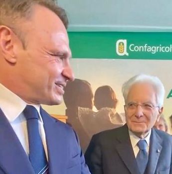 Mattarella visita lo spazio di Confagricoltura ad Agricoltura E’