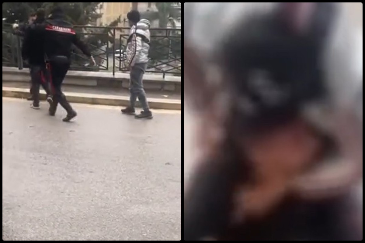 VIDEO | Scoprono scooter rubato, carabinieri aggrediti da padre e figlio nel Palermitano