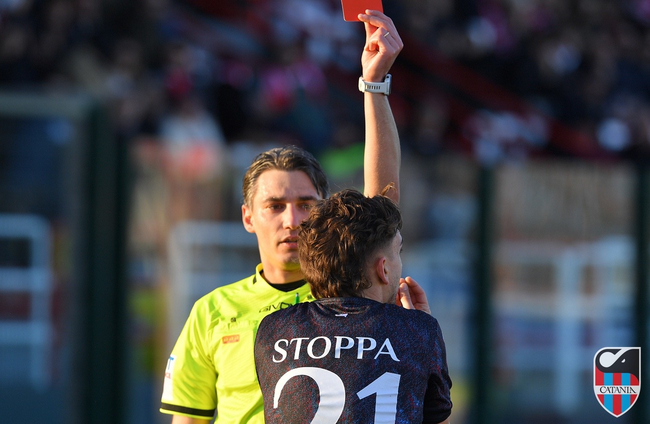 Catania, nessun ricorso contro la squalifica di Matteo Stoppa