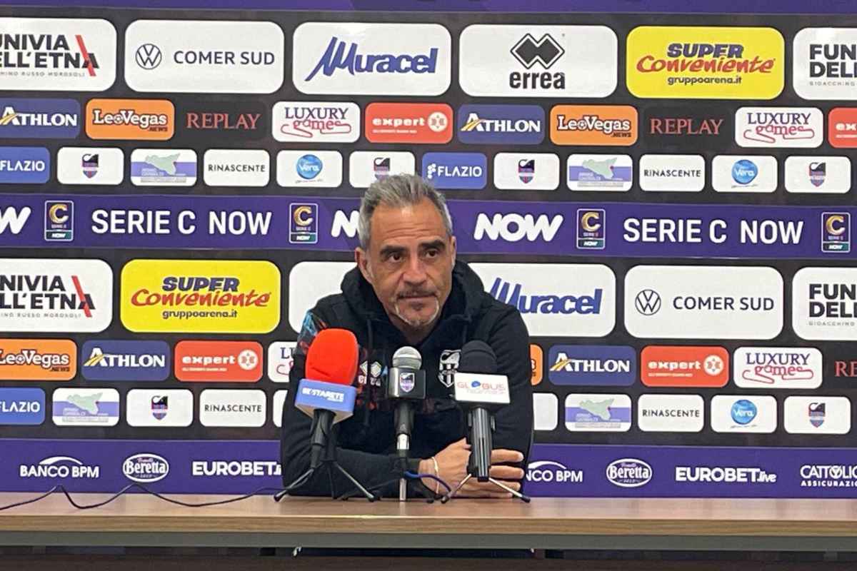 Verso Trapani-Catania, Toscano: “Voglio vedere una squadra aggressiva in ogni reparto”