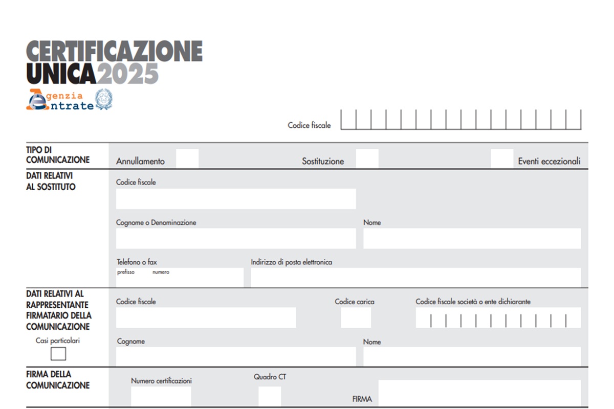 Certificazione Unica 2025, GUIDA: cos’è, chi deve farla e il nuovo modello