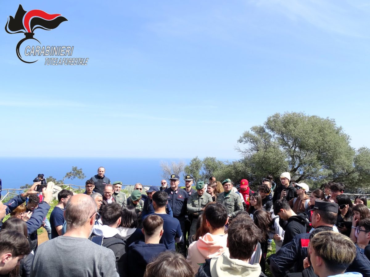 Giornata delle foreste 2025, i carabinieri incontrano le scuole