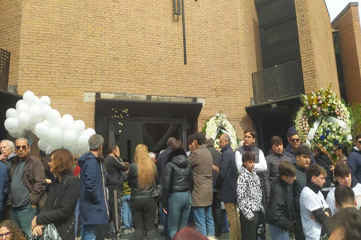 Funerali di Simone D'Arrigo a Catania