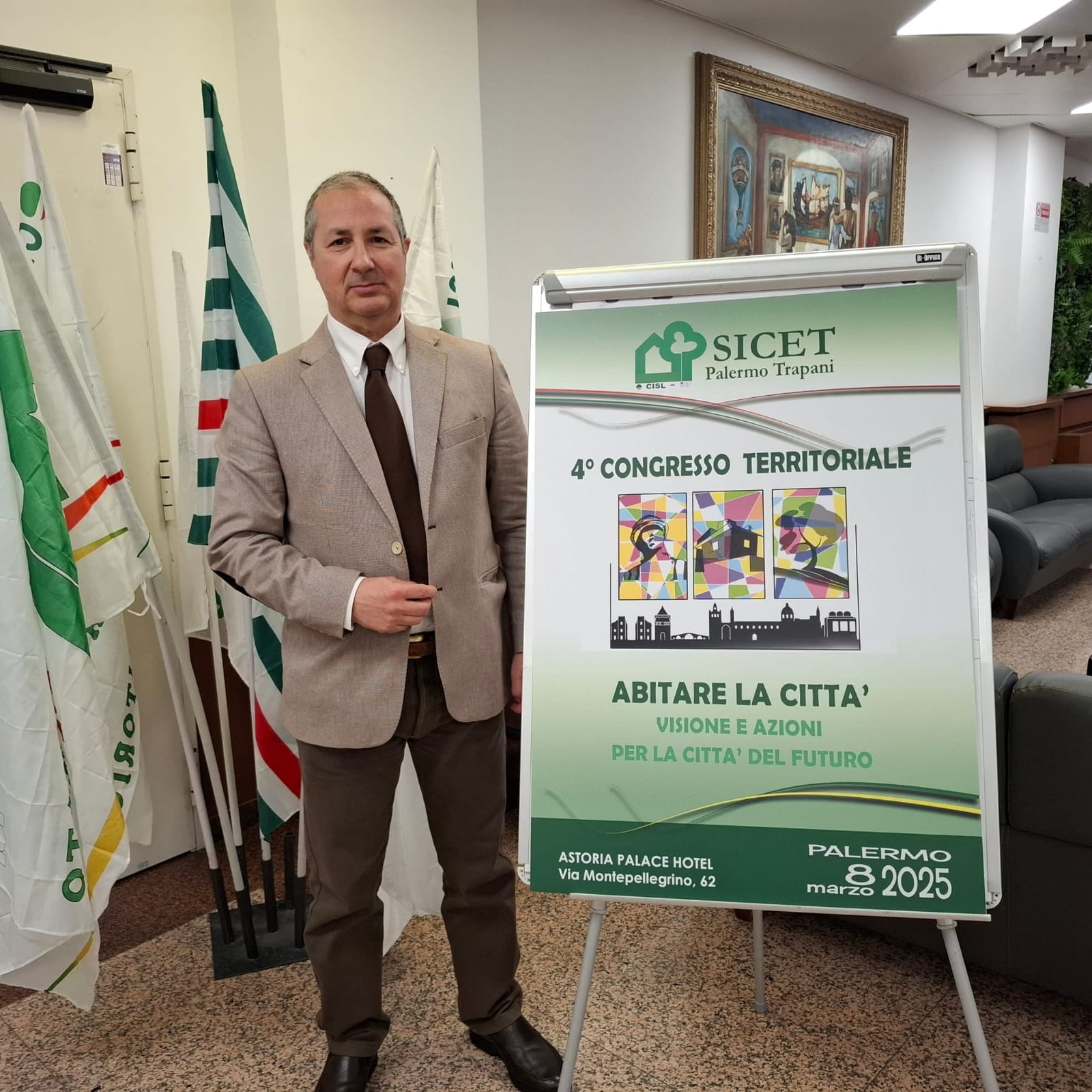 CAsa, Fabio Salici confermato segretario generale Sicet Cisl 