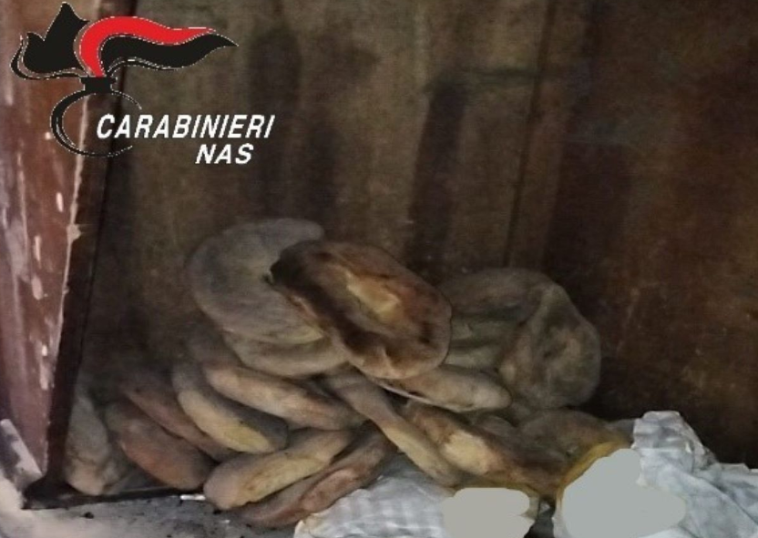 Escrementi di topi e blatte, legna verniciata: blitz dei Nas in un panificio di Catania