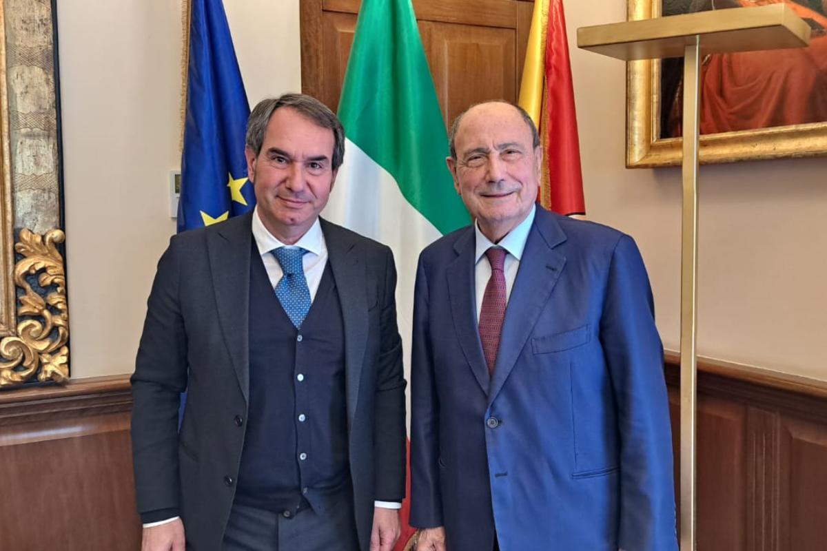 Schifani incontra il nuovo presidente di Ance Sicilia: “Dialogo con imprese sempre aperto”