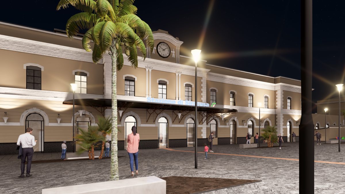FOTO | Più moderna e a misura di passeggero: ecco come sarà la nuova stazione di Siracusa