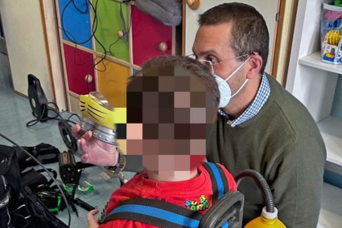 I bimbi del “Di Cristina” subacquei per un giorno. Scarpinato: “Progetto per alleviare il disagio dell’ospedalizzazione”