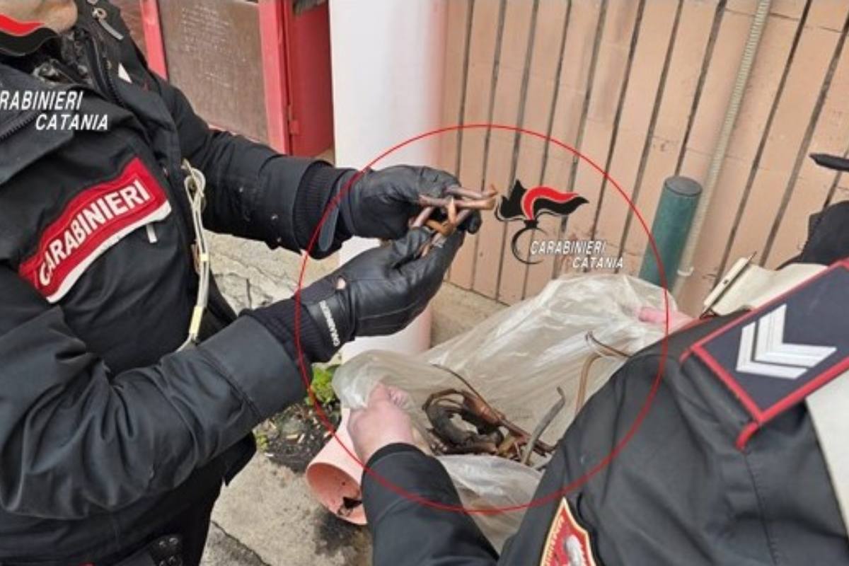 Ruba rame ai motori dei condizionatori del Santo Bambino di Catania: arrestato 34enne
