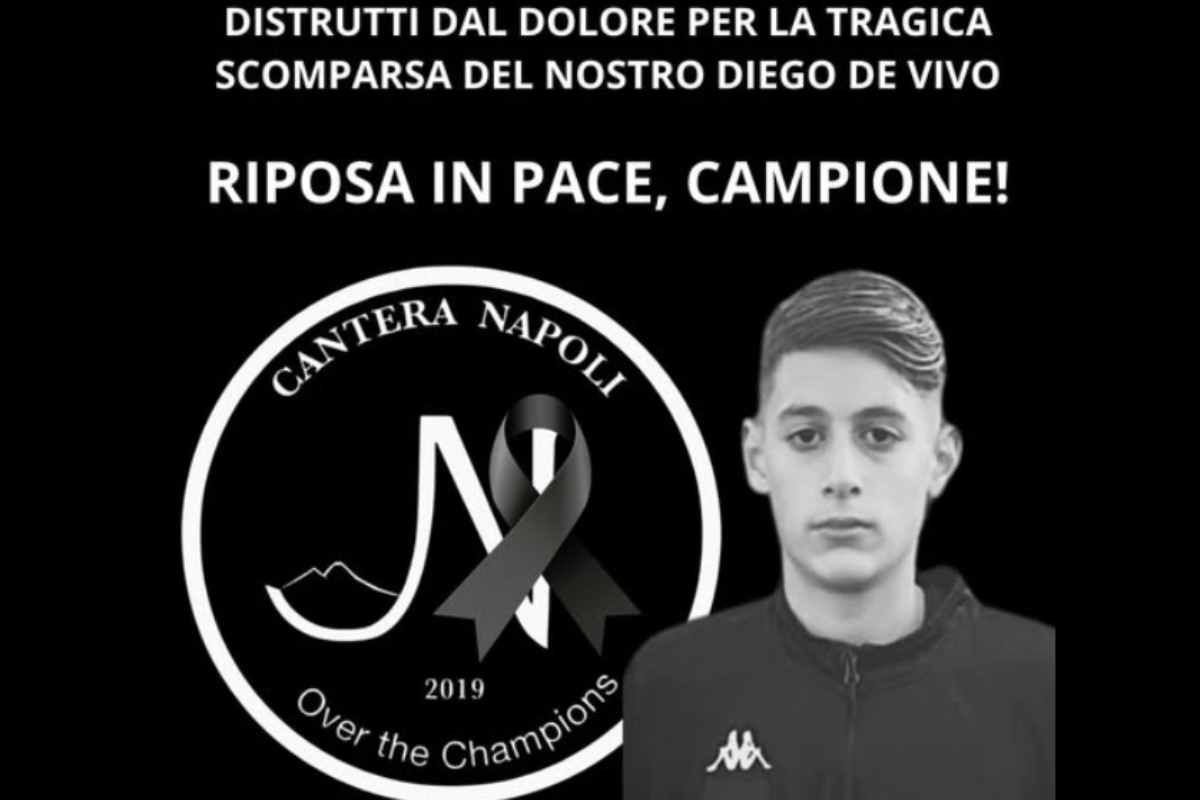 Malore in una scuola calcio, morto il 14enne Diego De Vivo: “Siamo sotto shock”