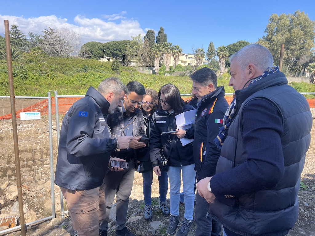 Riposto, stamani sopralluogo dei tecnici del dipartimento nazionale di protezione civile ai torrenti esondati