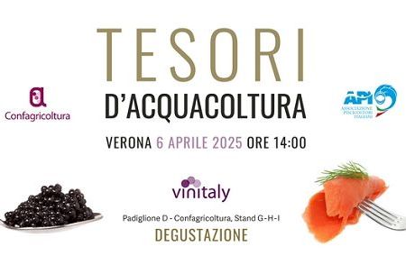 A Vinitaly l’acquacoltura italiana con Api e Confagricoltura