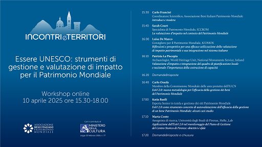 ”Essere Unesco”, istituzioni in rete con l’Associazione BIPM