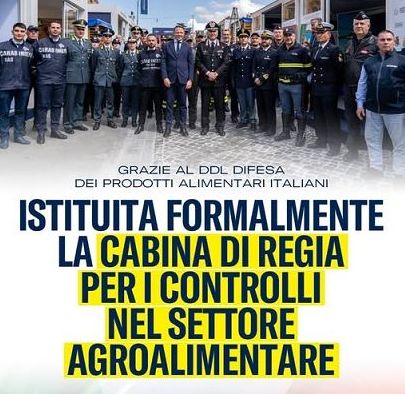 Lollobrigida: con cabina regia più controlli su merce importata