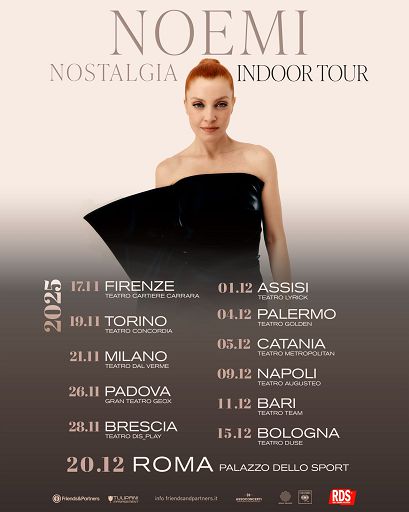 Noemi annuncia le date del suo “Nostalgia Summer Tour” Noemi annuncia le date del suo “Nostalgia Summer Tour”