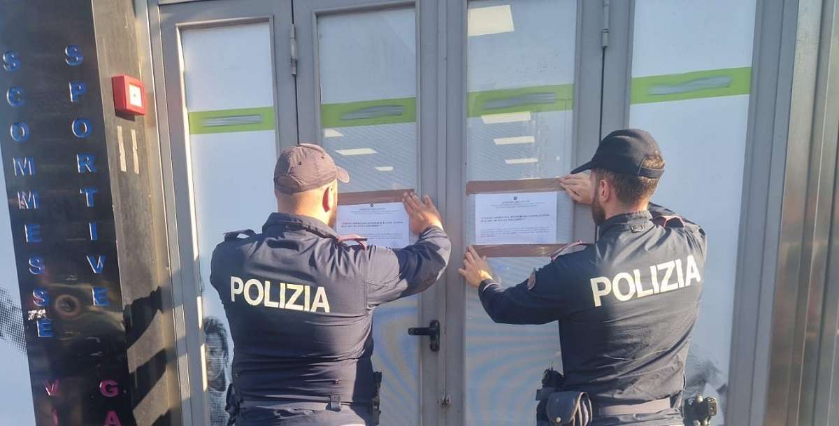 Sospesa una sala scommesse a Catania: era ritrovo abituale di pregiudicati