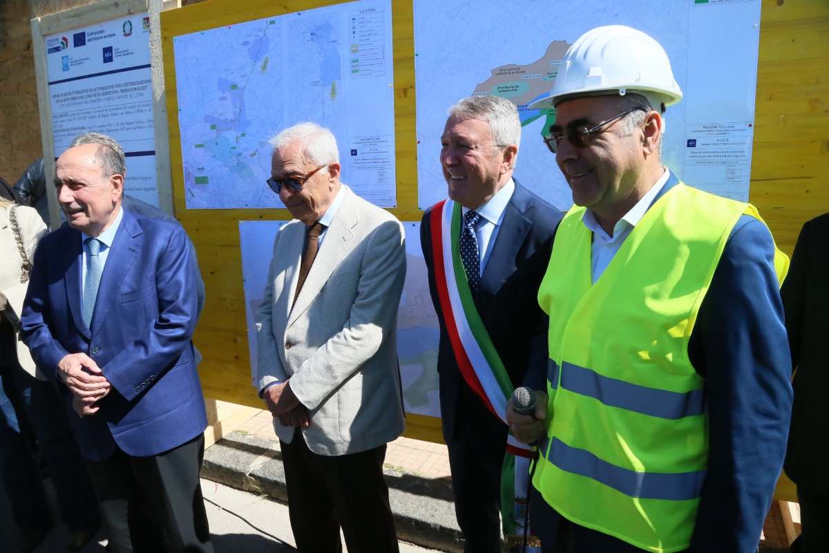 FOTO | Al via i lavori della rete idrica ad Agrigento, Schifani: “Promessa mantenuta nell’anno di Capitale della cultura”