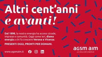 Energia: Agsm Aim, on air nuova campagna che riafferma ruolo di partner del territorio