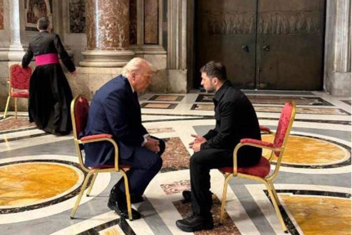 Dialogo al Vaticano tra Trump e Zelensky: “Incontro costruttivo”