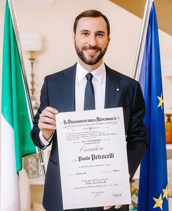 Italiani nel mondo, Paolo Petrocelli nominato Cavaliere della Repubblica