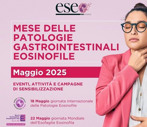 ESEO Italia: al via campagna 2025 su patologie gastrointestinali eosinofile