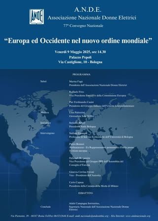 A Bologna venerdì 9 forum nazionale Ande su Europa con Fitto e Casini