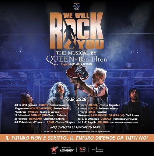 We Will Rock You, nei teatri italiani il musical dei Queen