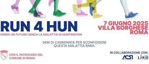 Sport e malattie rare, il 7 giugno a Roma è “RUN4HUN”