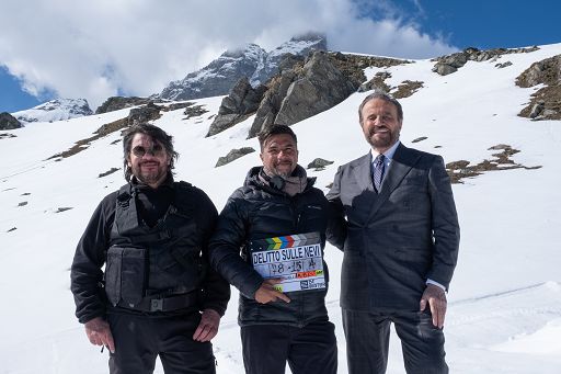 Cinema, De Sica e Lillo ancora insieme: si gira “Delitto sulle nevi”