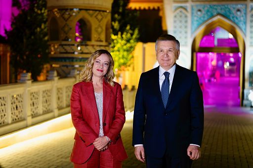 Meloni a Samarcanda, questa mattina bilaterale con Mirziyoyev Meloni a Samarcanda, questa mattina bilaterale con Mirziyoyev