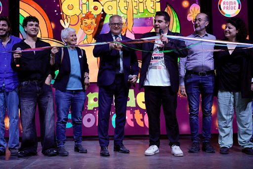 Leo Gassmann e Gualtieri hanno inaugurato la “Pride Croisette” a Roma