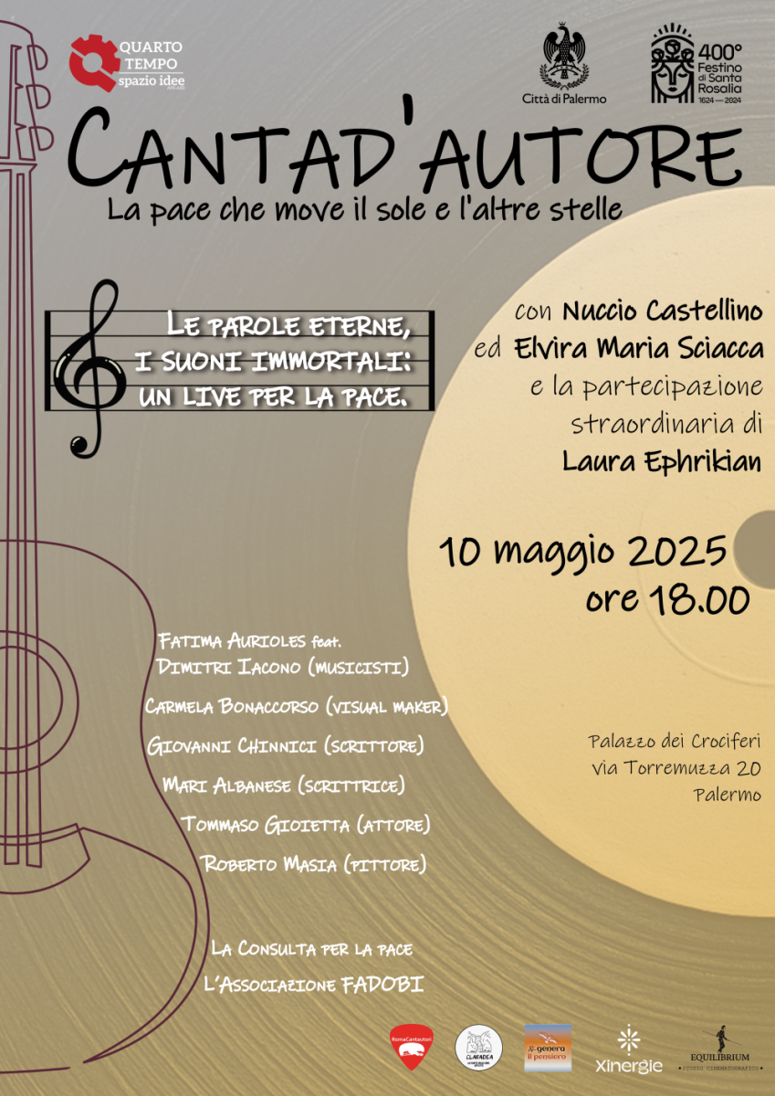 A Palazzo dei Crociferi “Cantad’autore con Nuccio Castellino
