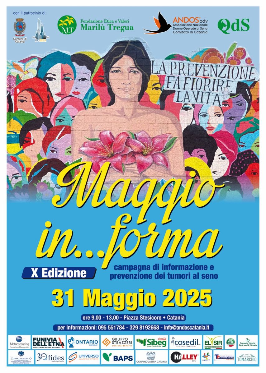 Al via la 10a edizione di “Maggio in…forma”, la campagna di prevenzione del tumore al seno