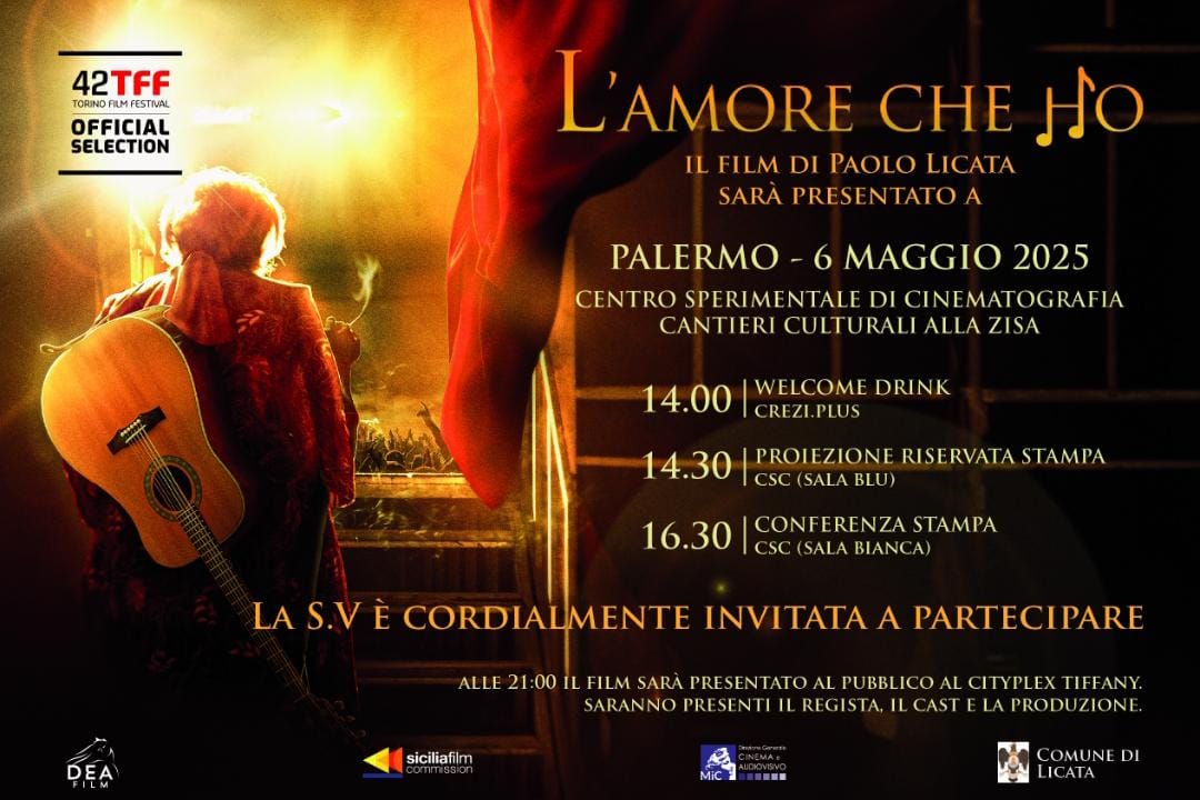 La presentazione del film “L’amore che ho” di Paolo Licata