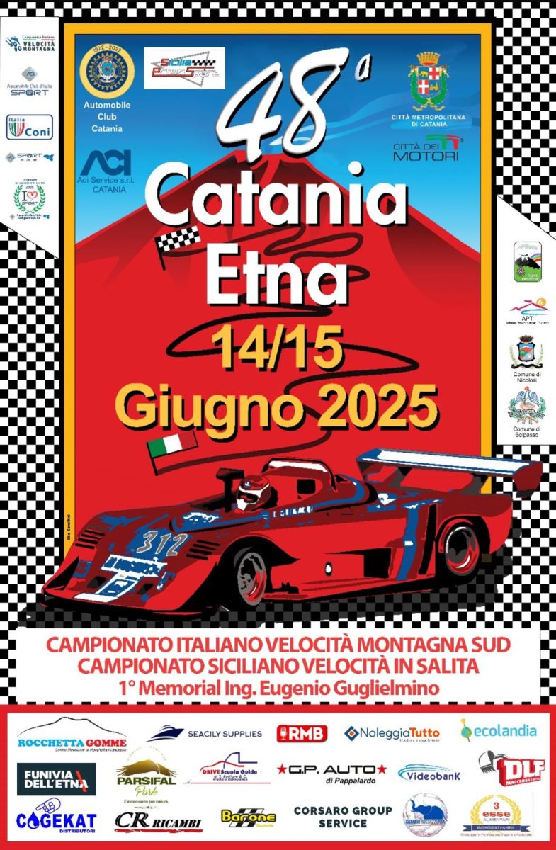 48ª Catania–Etna, via alle iscrizioni: la storica cronoscalata torna dal 13 al 15 giugno