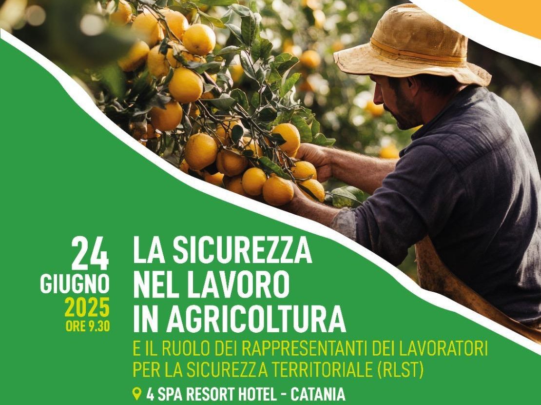 Catania, il 24 giugno convegno su “La sicurezza nel lavoro in agricoltura” promosso da Ebat Ciala