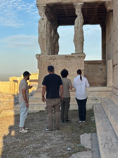 Acropoli di Atene, team Italo-brasiliano al lavoro