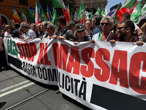 M.O., al via il corteo Pd-M5s-Avs per Gaza a Roma