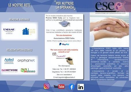 ESEO Italia: riconoscere esofagite eosinofila come malattia cronica