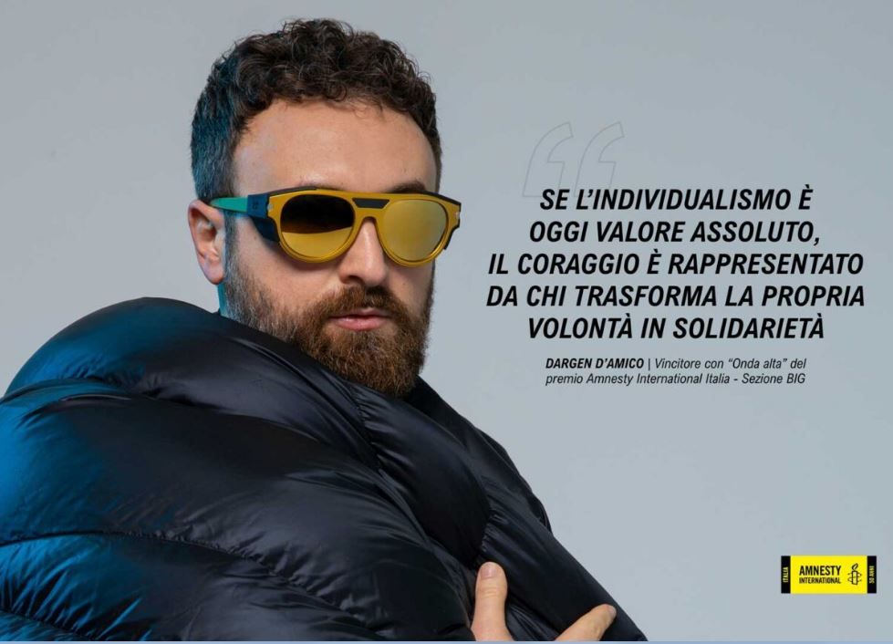 Premio Amnesty 2025: vince “Onda alta” di Dargen D’Amico