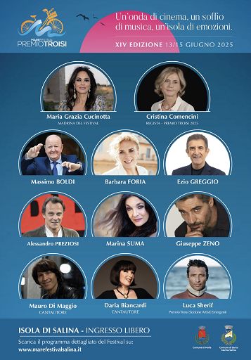 Premio Massimo Troisi, Alessandro Preziosi e Giuseppe Zeno a Salina