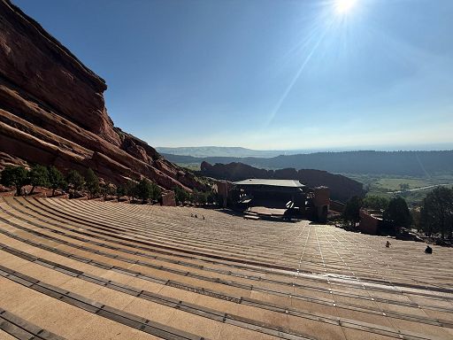 Ispirazione italiana, bellezza tutta Usa: il Red Rocks Amphitheatre