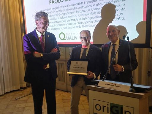 Premio nazionale Qualivita a De Castro, Berni, Albisinni