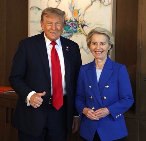 Dazi, von der Leyen vede Trump: acceleriamo trattativa Dazi, von der Leyen vede Trump: acceleriamo trattativa